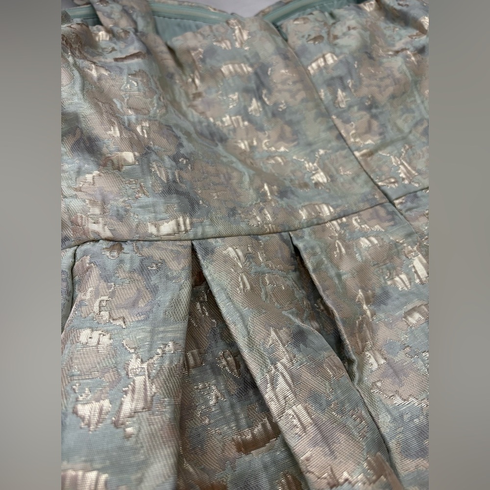 By Camilla Limited EditionGeorgina Dress, Large, EUC, Blue, Cream, Gold Metallic - Picture 9 of 16